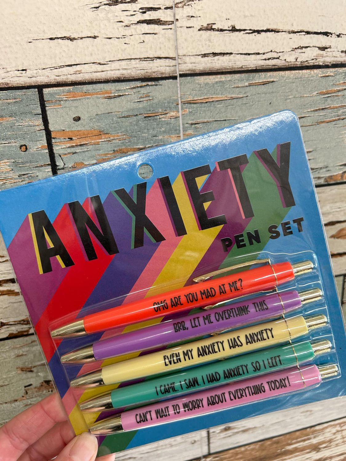&quot;Anxiety&quot; Pen Set