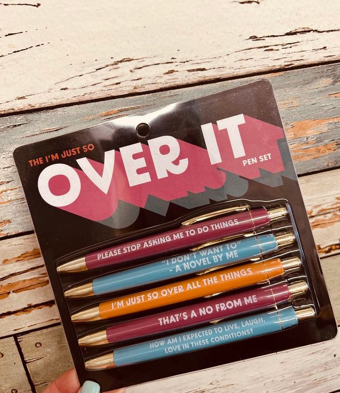 &quot;Over It&quot; Pen Set