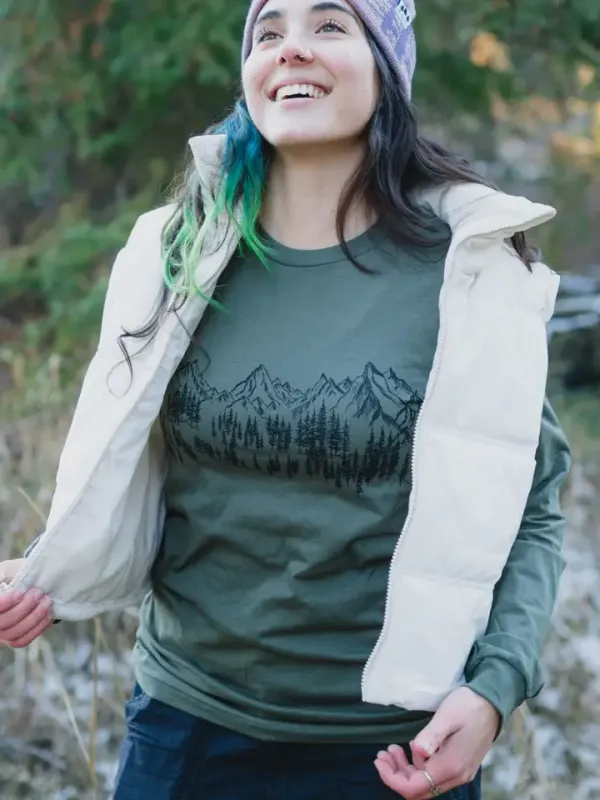 Mountain Sketch Unisex Long Sleeve