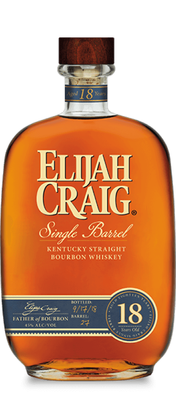 ELIJAH CRAIG 18 YEAR BOURBON
