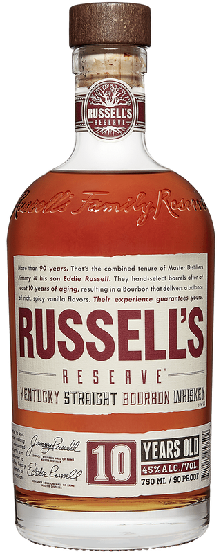 RUSSELL&#39;S RESERVE 10 YEAR BOURBON 750ML
