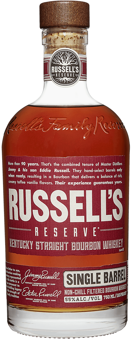 RUSSELL&#39;S RESERVE SINGLE BARREL BOURBON 750ML
