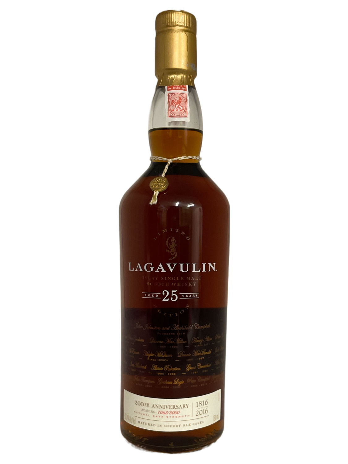 LAGAVULIN 25 YEAR SINGLE MALT SCOTCH LIMITED EDITION 750ML