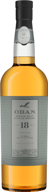 OBAN 18 YEAR SINGLE MALT 750ML