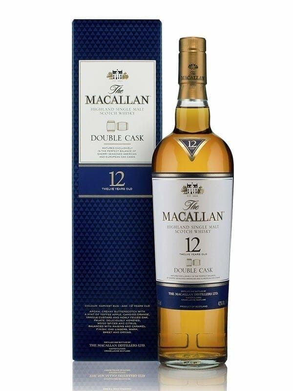 MACALLAN 12 YEAR DOUBLE CASK SINGLE MALT 750ML