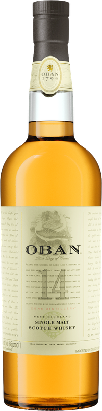 OBAN 14 YEAR SINGLE MALT 750ML