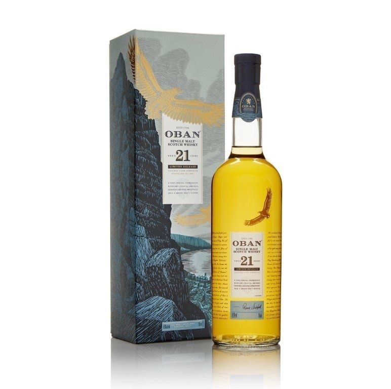 OBAN 21 YEAR CASK STRENGTH 750ML
