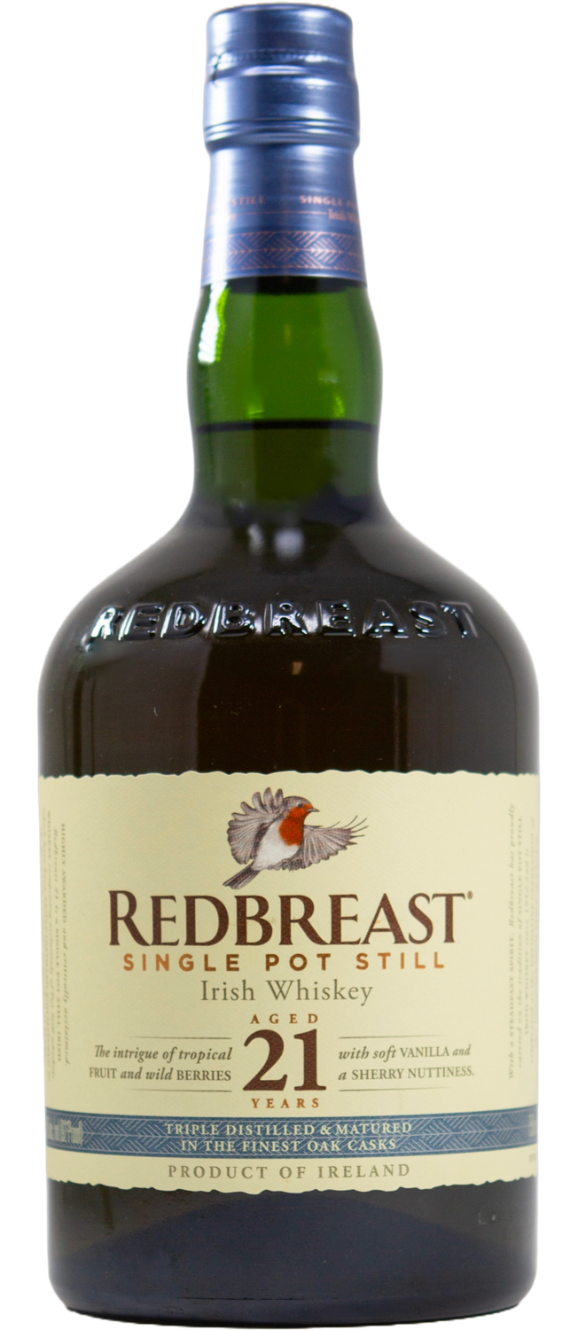 REDBREAST 21 YEAR SINGLE POT STILL IRISH WHISKEY 750ML