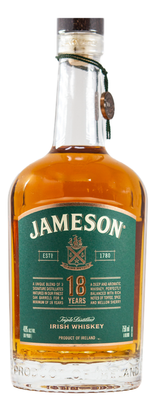 JAMESON 18 YEAR IRISH WHISKEY 750ML