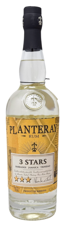 PLANTERAY 3 STARS WHITE RUM 750ML