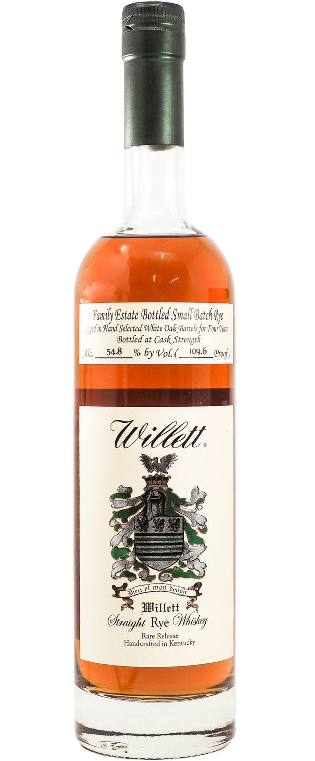 WILLETT FAMILY ESTATE 4 YEAR RYE 750ML