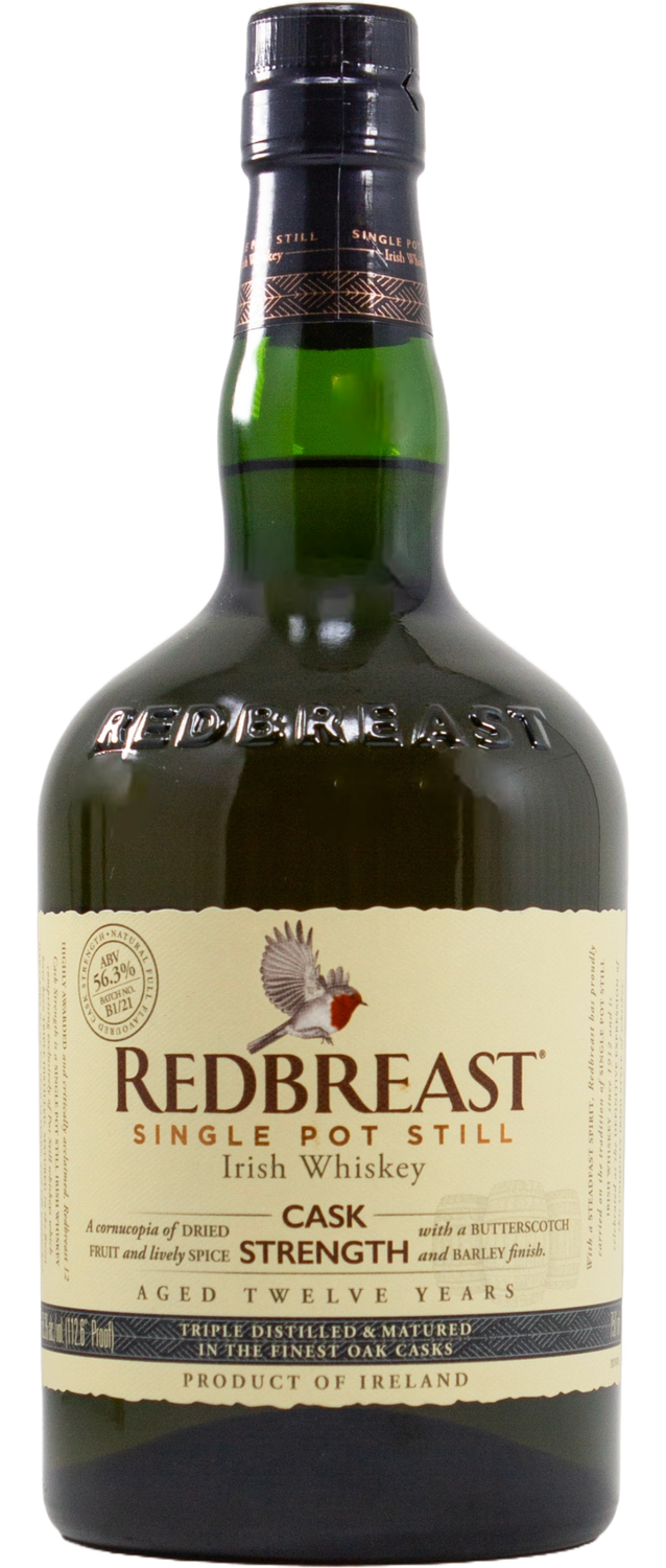 REDBREAST 12 YEAR CASK STRENGTH 750ML