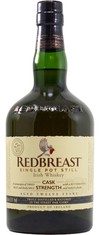 REDBREAST 12 YEAR CASK STRENGTH 750ML