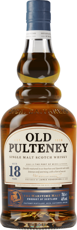 OLD PULTENEY 18 YEAR SINGLE MALT SCOTCH 750ML