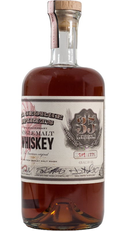 ST. GEORGE 35TH ANNIVERSARY SINGLE MALT 750ML