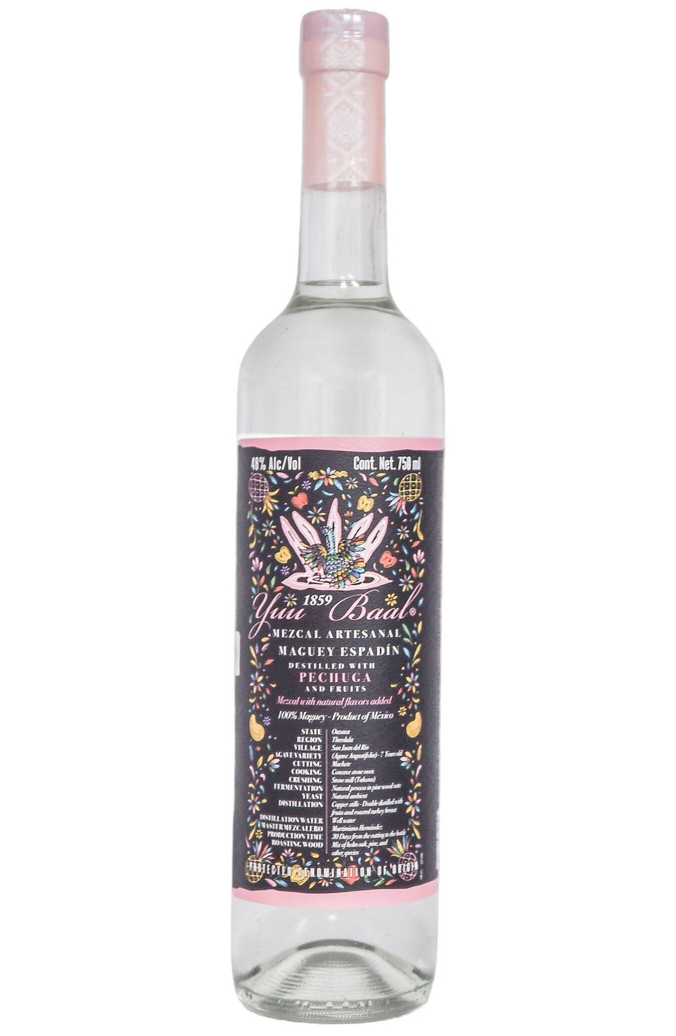 YUU BAAL MEZCAL PECHUGA 750ML
