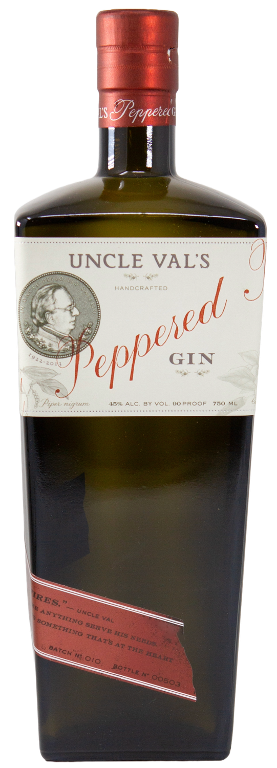 UNCLE VAL&#39;S PEPPERED GIN 750ML