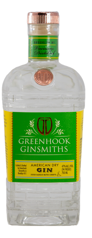 GREENHOOK GINSMITHS DRY GIN 750ML