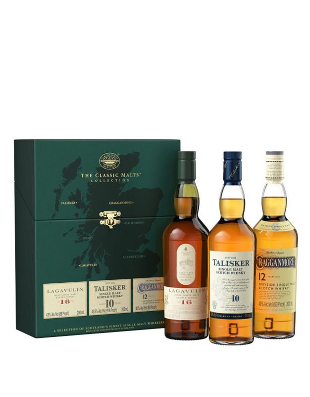 CLASSIC MALTS GIFT SET (LAGAVULIN 16, TALISKER 10, CRAGGANMORE 12) 200ML