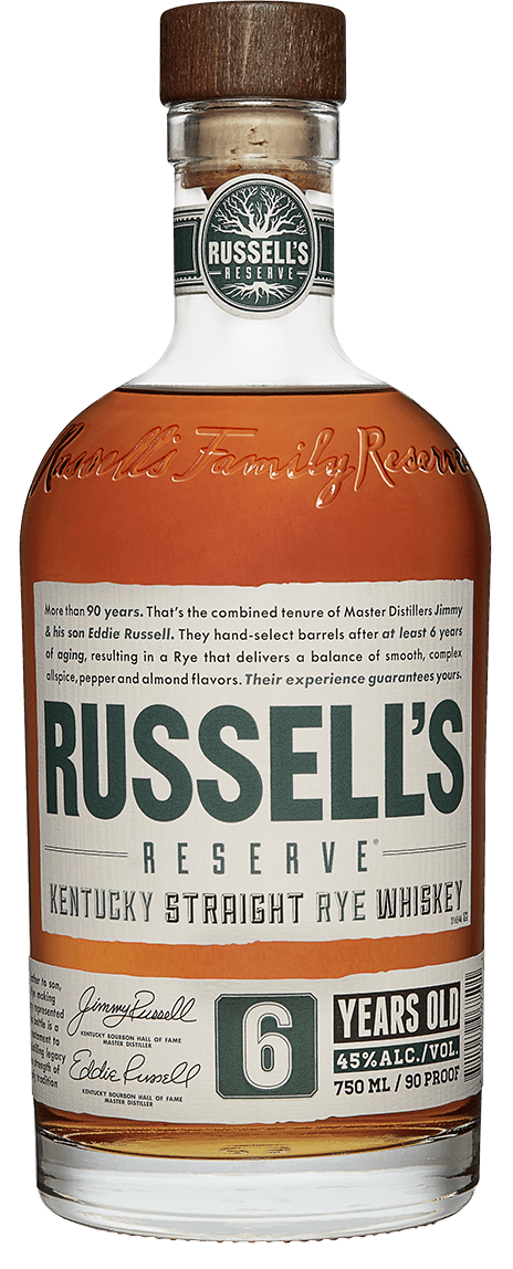 RUSSELL&#39;S RESERVE 6 YEAR RYE 750ML