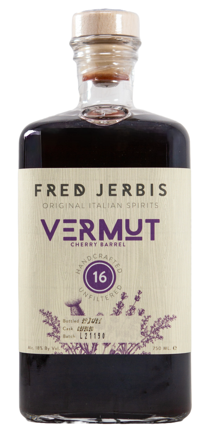 FRED JERBIS #16 HAND CRAFTED CHERRY BARREL VERMUT (VERMOUTH) 750ML
