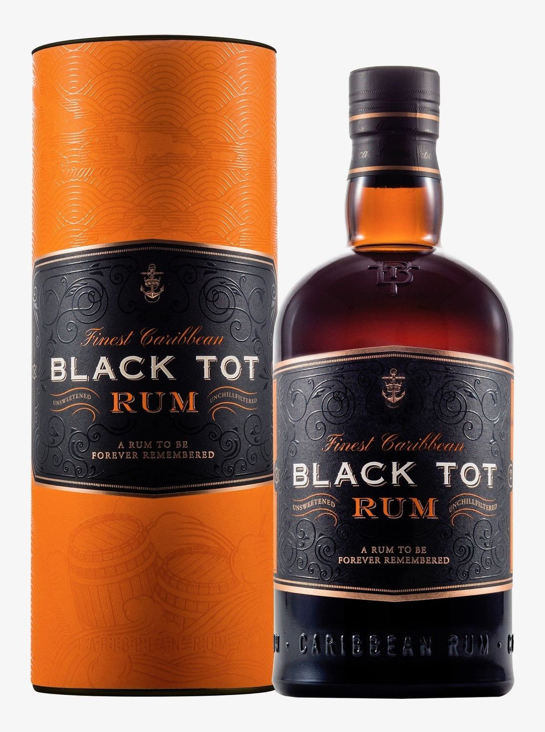 BLACK TOT RUM 750ML