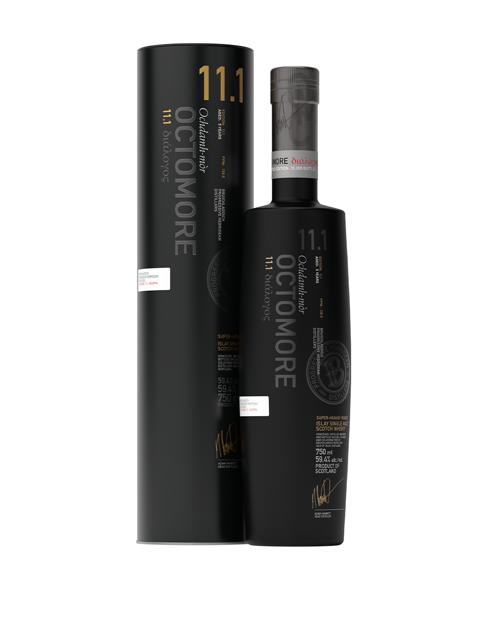 BRUICHLADDICH OCTOMORE 11.1 ISLAY BARLEY SINGLE MALT 750ML