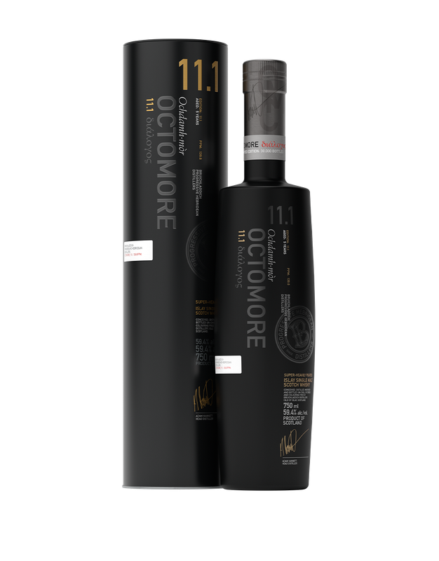BRUICHLADDICH OCTOMORE 11.1 ISLAY BARLEY SINGLE MALT 750ML