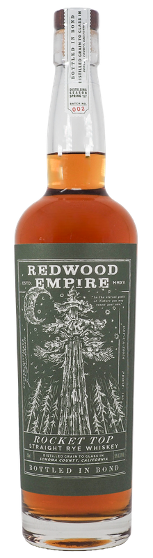 REDWOOD EMPIRE ROCKET TOP RYE BOTTLED IN BOND 750ML