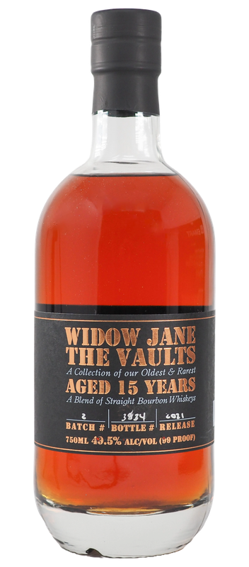 WIDOW JANE THE VAULTS 15 YEAR BLENDED BOURBON 750ML WIDOW JANE THE VAULTS 15 YEAR BLENDED BOURBON 750ML