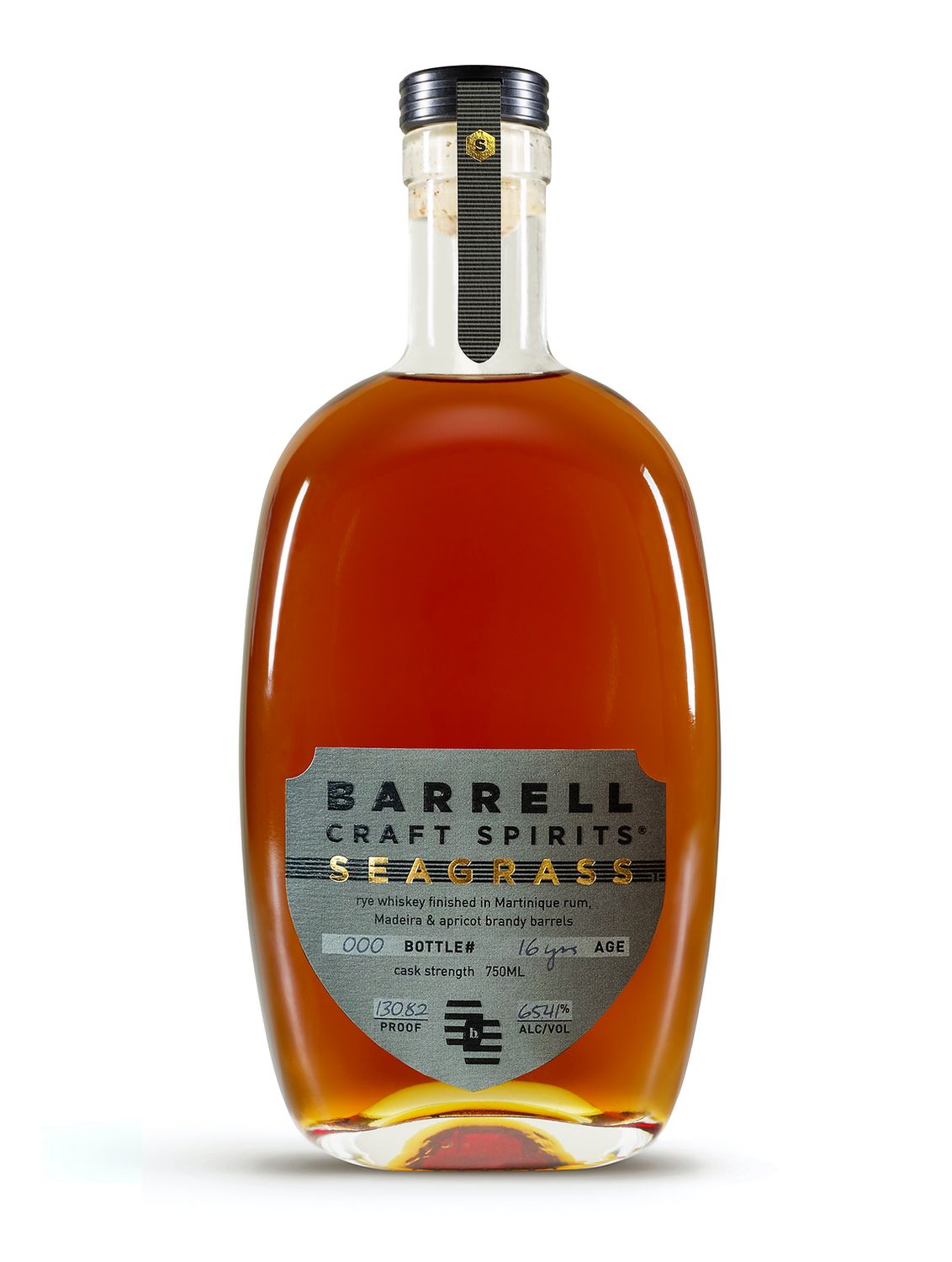 (DECEMBER 2023 WHISKEY CLUB) BARRELL GREY LABEL SEAGRASS RYE 130.82 PROOF 750ML