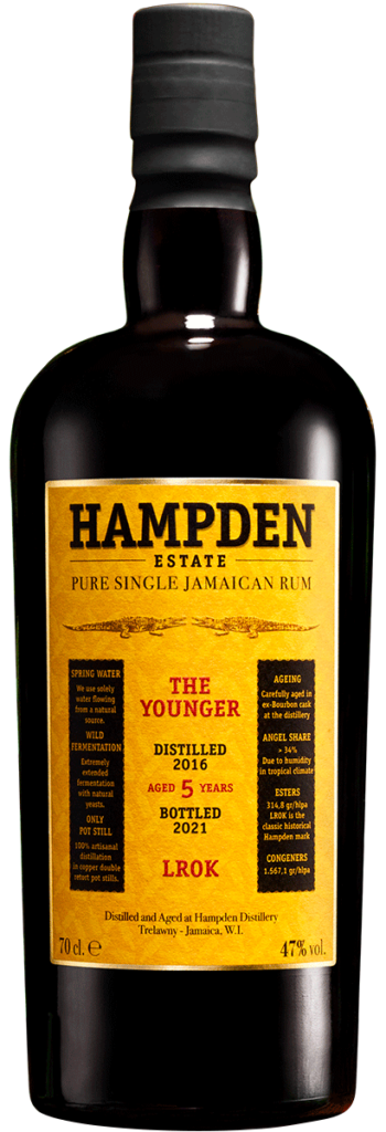 HAMPDEN ESTATE THE YOUNGER RUM  750ML