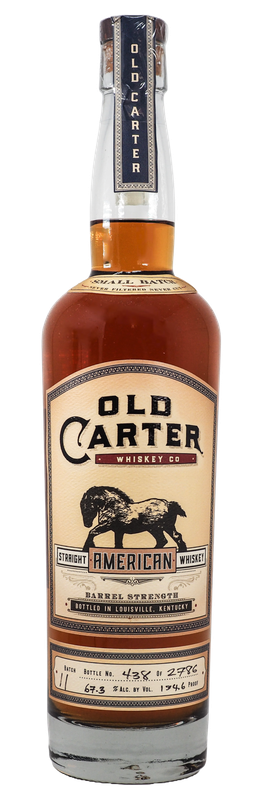 OLD CARTER AMERICAN WHISKEY (ALL BATCHES) 750ML