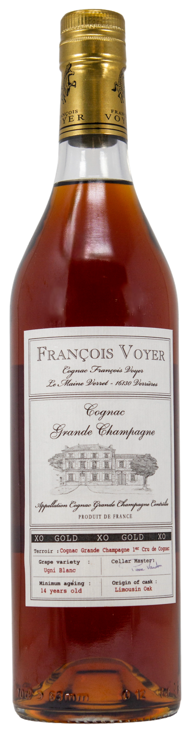 FRANCOIS VOYER GRANDE CHAMPAGNE COGNAC XO GOLD 750ML