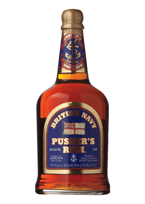 PUSSER&#39;S BRITISH NAVY RUM 750ML