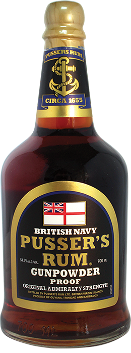 PUSSER&#39;S GUNPOWDER RUM 750ML