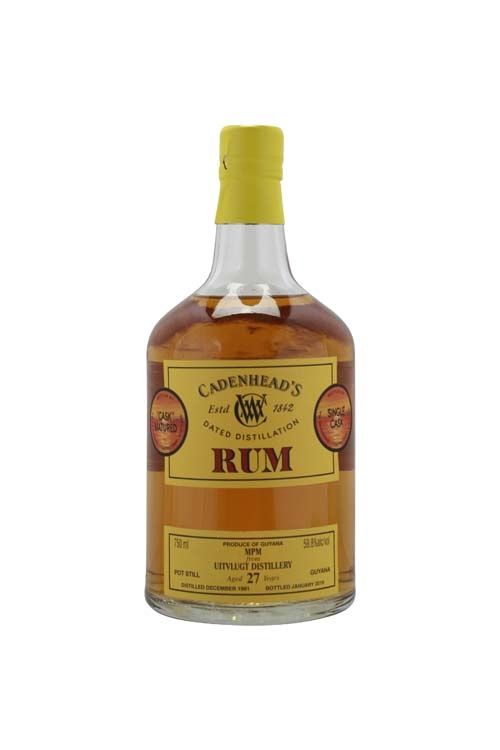 CADENHEAD&#39;S GUYANA UITVLUGT 1991 27YR 750ML
