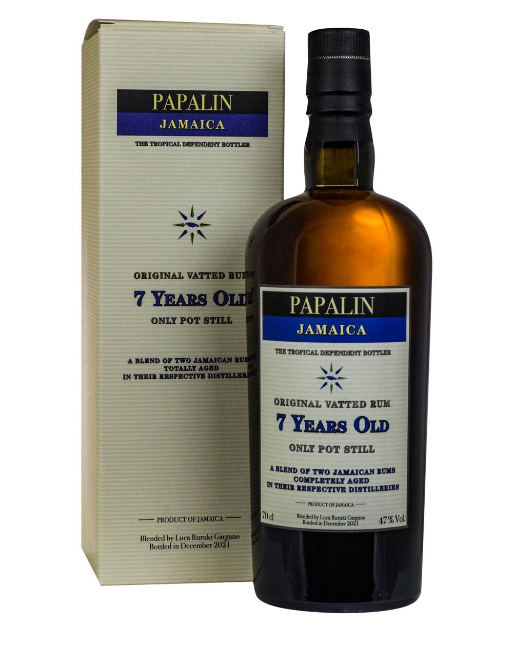 PAPALIN JAMAICA 7 YEAR OLD POT STILL RUM MAISON &amp; VELIER 750ML