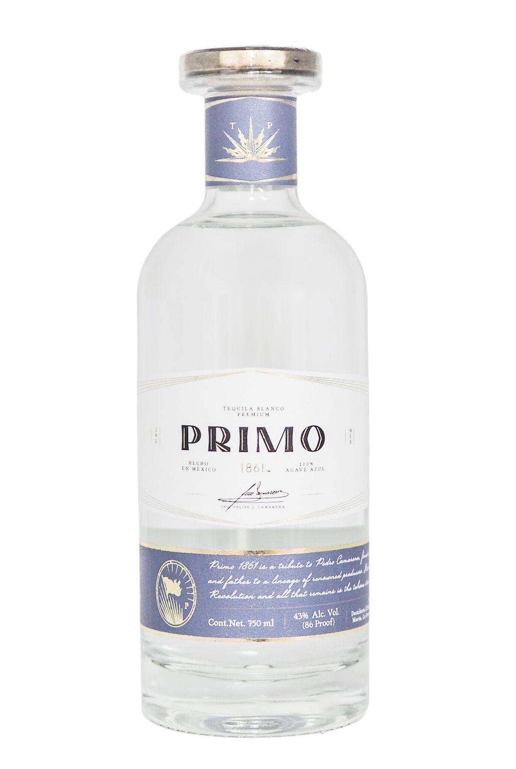 PRIMO TEQUILA 1861 BLANCO 750ML
