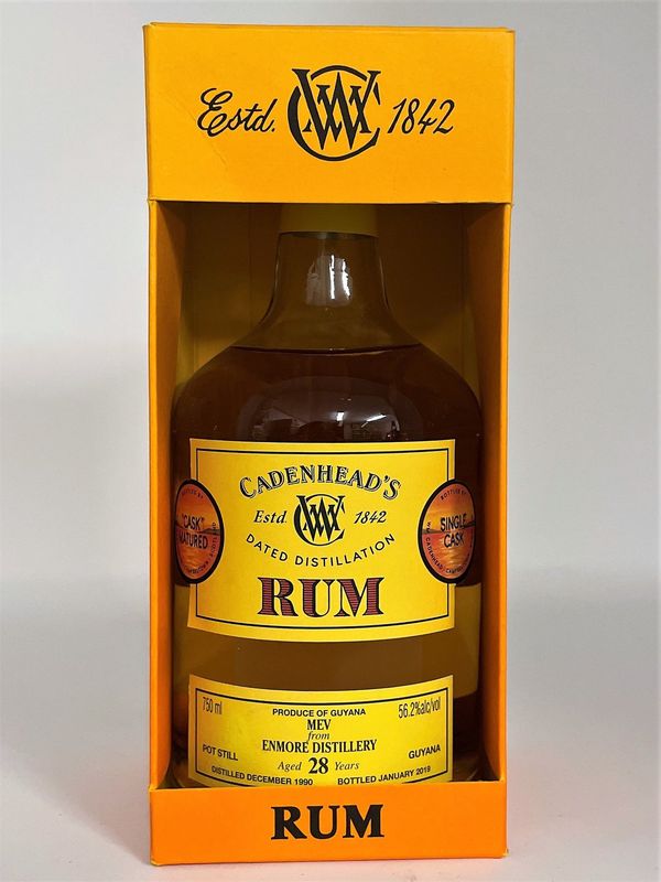 CADENHEAD&#39;S GUYANA ENMORE 1990 28YR 750ML