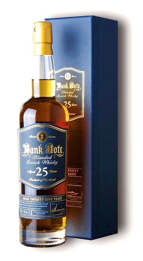 BANK NOTE 25 YEAR BLENDED SCOTCH WHISKY 750ML