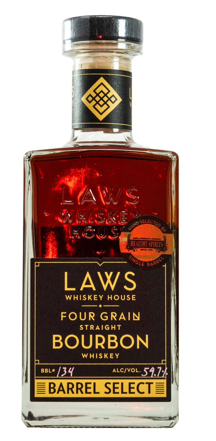LAWS BARREL SELECT HEALTHY SPIRITS FOUR GRAIN BOURBON 750ML