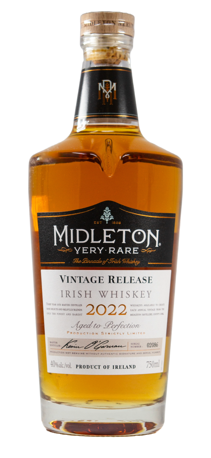 MIDLETON VERY RARE 2022 VINTAGE 750ML