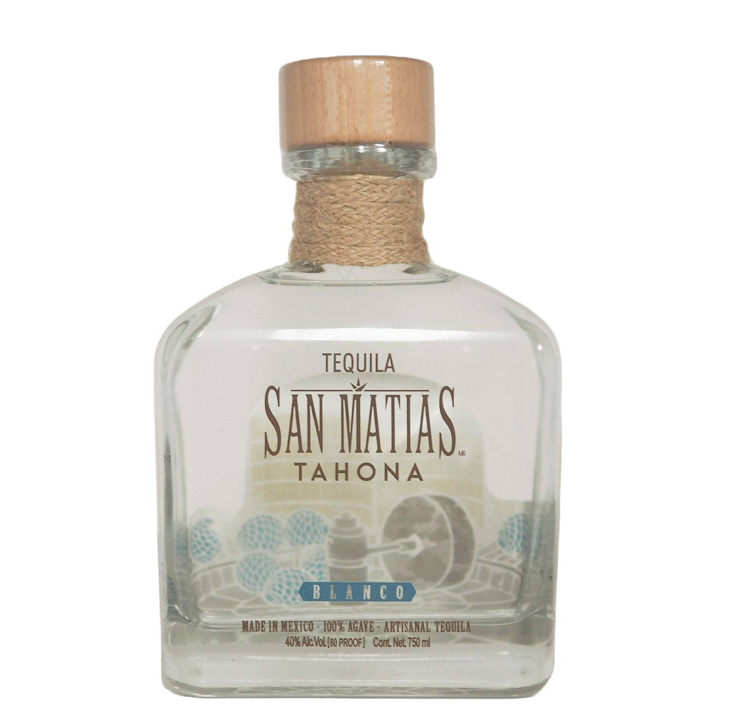 SAN MATIAS TAHONA BLANCO TEQUILA 750ML