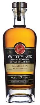 WORTHY PARK 2006 SINGLE ESTATE 12 YEAR RUM 750ML