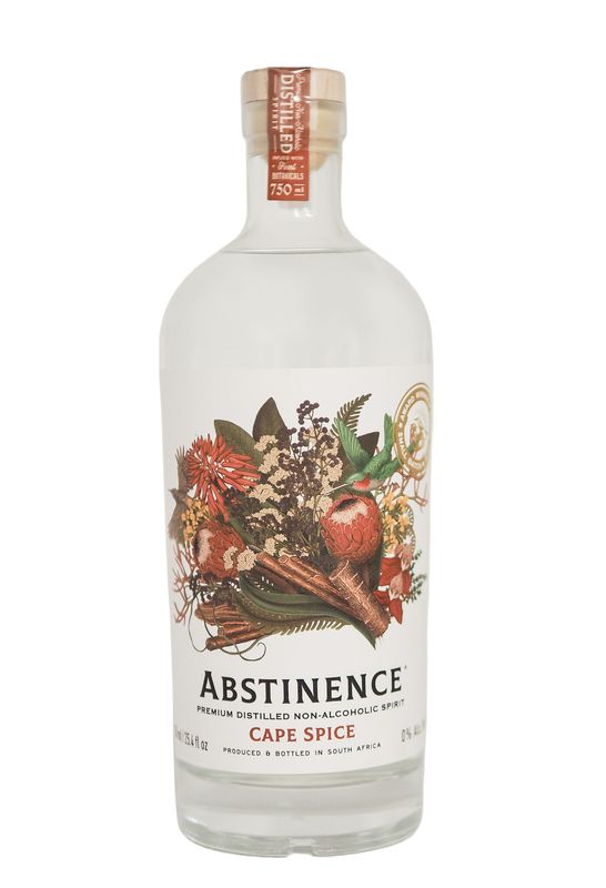 ABSTINENCE NON-ALCOHOLIC CAPE SPICE 750ML BOTTLE