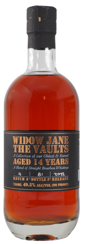 WIDOW JANE THE VAULTS 14 YEAR BLENDED BOURBON 750ML WIDOW JANE THE VAULTS 14 YEAR BLENDED BOURBON 750ML