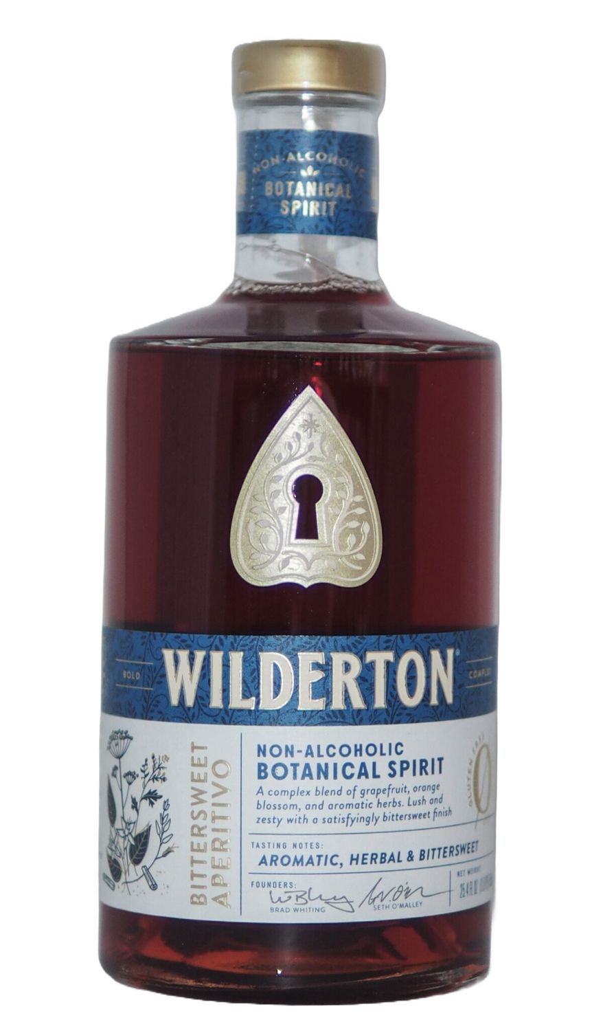 WILDERTON NON-ALCOHOLIC BITTERSWEET APERITIVO 750ML