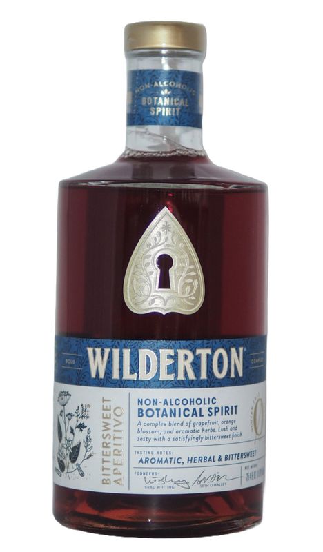 WILDERTON NON-ALCOHOLIC BITTERSWEET APERITIVO 750ML
