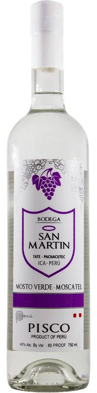 SAN MARTIN MOSCATEL PISCO 750ML